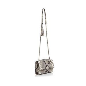 Tory Burch Handbag 'Fleming' Small Embossed Snakeskin Handbag